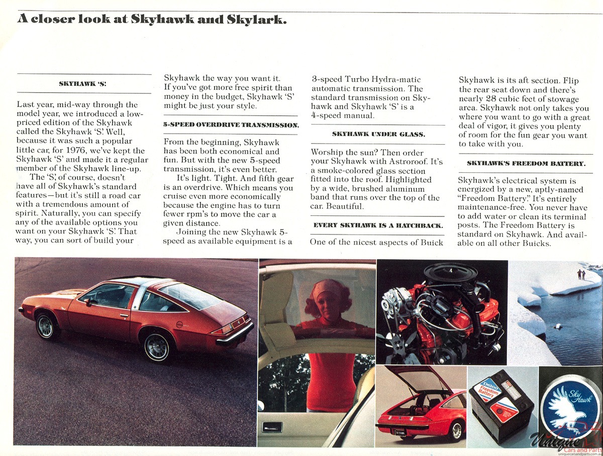 1976 Buick Brochure Page 73